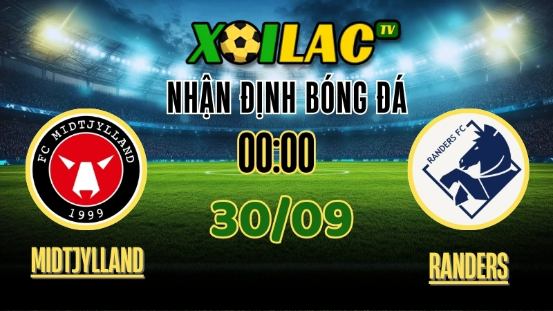 Nhận định FC Midtjylland vs Randers FC 30/9/2025 – Soi kèo và phân tích bóng đá Đan Mạch